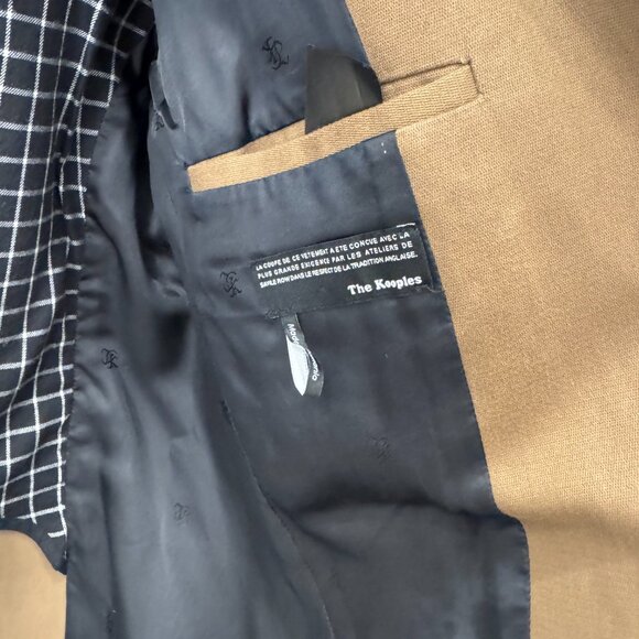 The Kooples Brown Cropped Trench Coat Size Med - UNISEX - Picture 6 of 6